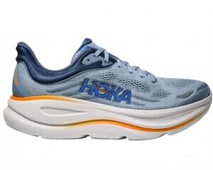 NEW HOKA men's bondi 9 shoe in blue